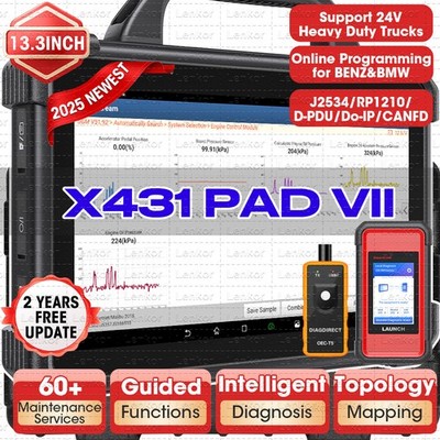 LAUNCH X431 PAD VII ELITE PAD 7 PRO Diagnostic Scanner Key Programming Coding