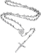 Rosary for Men Women Catholic Necklace Rosary Beads Customized
