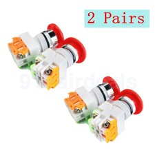 For Equipment Mushroom Emergency Stop Push Button Emergency Shut Off Switch