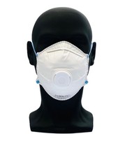 10 x Feinstaubmaske FFP2  mit Ventil Mundschutz Atemschutz Halbmaske