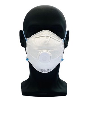 10er Box teXXor 4821 Feinstaubmaske FFP2 V NR D Maske Ventil Baugewerbe