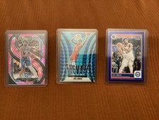 Joel Embiid Mosaic Elevate Blue Fluorescent SP /30 Select pink /99, Pulsar 76ers