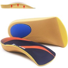 Arch Support Insoles, 3/4 Plantar Fasciitis Insoles High Arch Support Insoles...