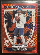 2025 Panini Rookies & Stars Prizm - Crusade Caleb Williams #5 Red Plaid