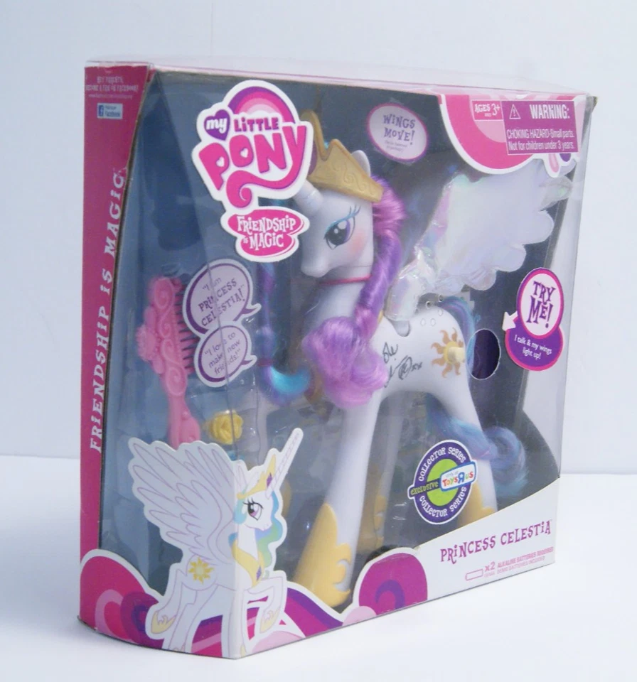 My Little Pony Autographed by Nicole Oliver Talking Celestia Friendship is Magic - Image 3 of 4