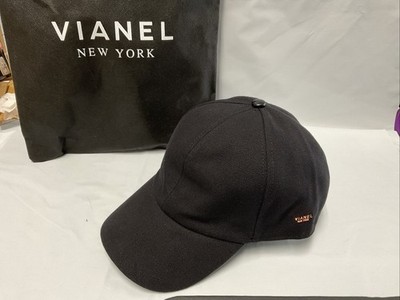 Vianel New York Hat Size L/XL Black Snap Back New A0276