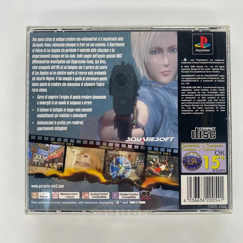 Parasite Eve II - Sony PlayStation 1 - Usato - Gioco in Italiano - PAL - Foto 2 di 5