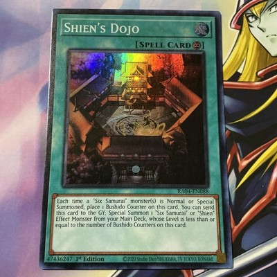 Shien's Dojo 1st Edition Super Rare RA04-EN088 Yu-Gi-Oh! 