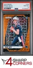 2024 PANINI PRIZM LAZER #329 DRAKE MAYE RC PATRIOTS PSA 10
