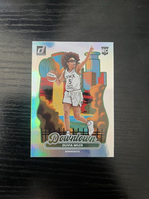 Olivia Miles 2026 Panini Donruss WNBA Downtown Case Hit SP RC #12 Minnesota Lynx