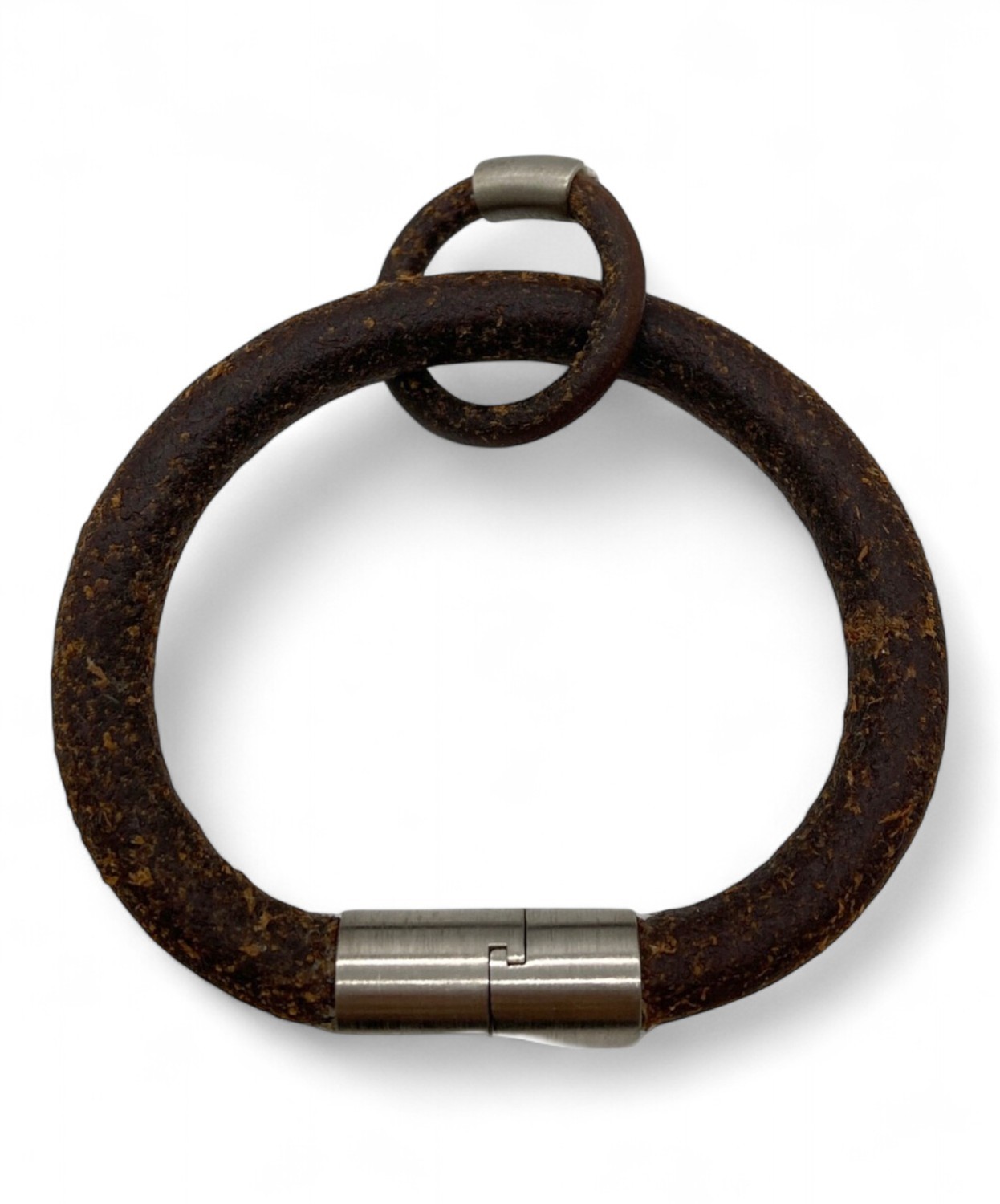 HERMES Iota Bracelet 8239 Genuine Chain Link Luxury Jewelry