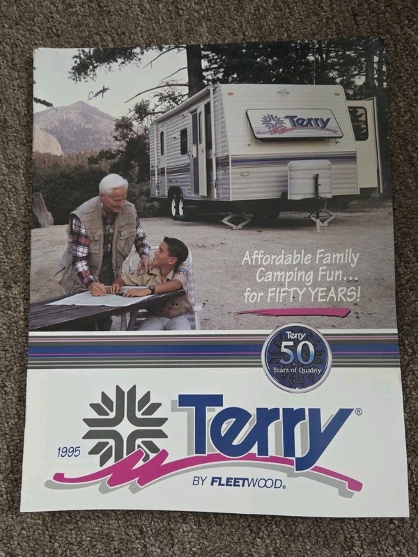 1995 Terry Trailer Brochure By Fleetwood Floor Plans and Features