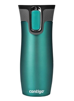 Contigo West Loop 470ml Autoseal Travel Mug Leakproof Thermal Cup Biscay Bay NEW