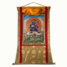 Black Zambala Thangka, Black Jambala, Black Dzambala