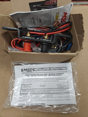 MSD Digital 6A Ignition Control Wiring Harness, Cables, Parts Only