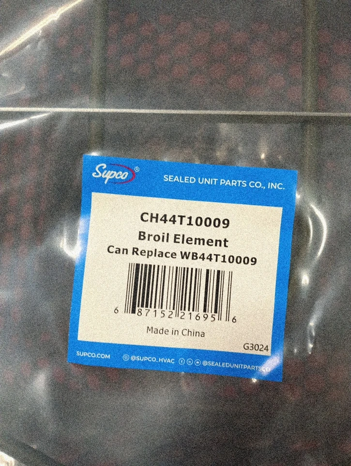 Ch44T10009 适用于通用电气烤箱加热元件上部烤肉单元 AP2030995 PS249284,516 — 第 2/2 张图片