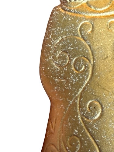 Christmas Tree Ornaments Hand Painted Vintage King Gold Set of 7 Plaster Mold - Picture 8 of 9
