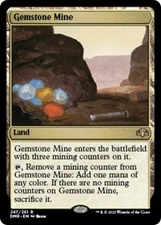 MTG English Gemstone Mine NM Normal Dominaria Remastered