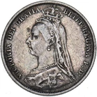 1890 Victoria Sixpence — photo from another recent sale