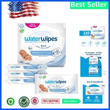 Sensitive Hypoallergenic Baby Wipes, 4 Packs of 240 - Dermatologist Approved