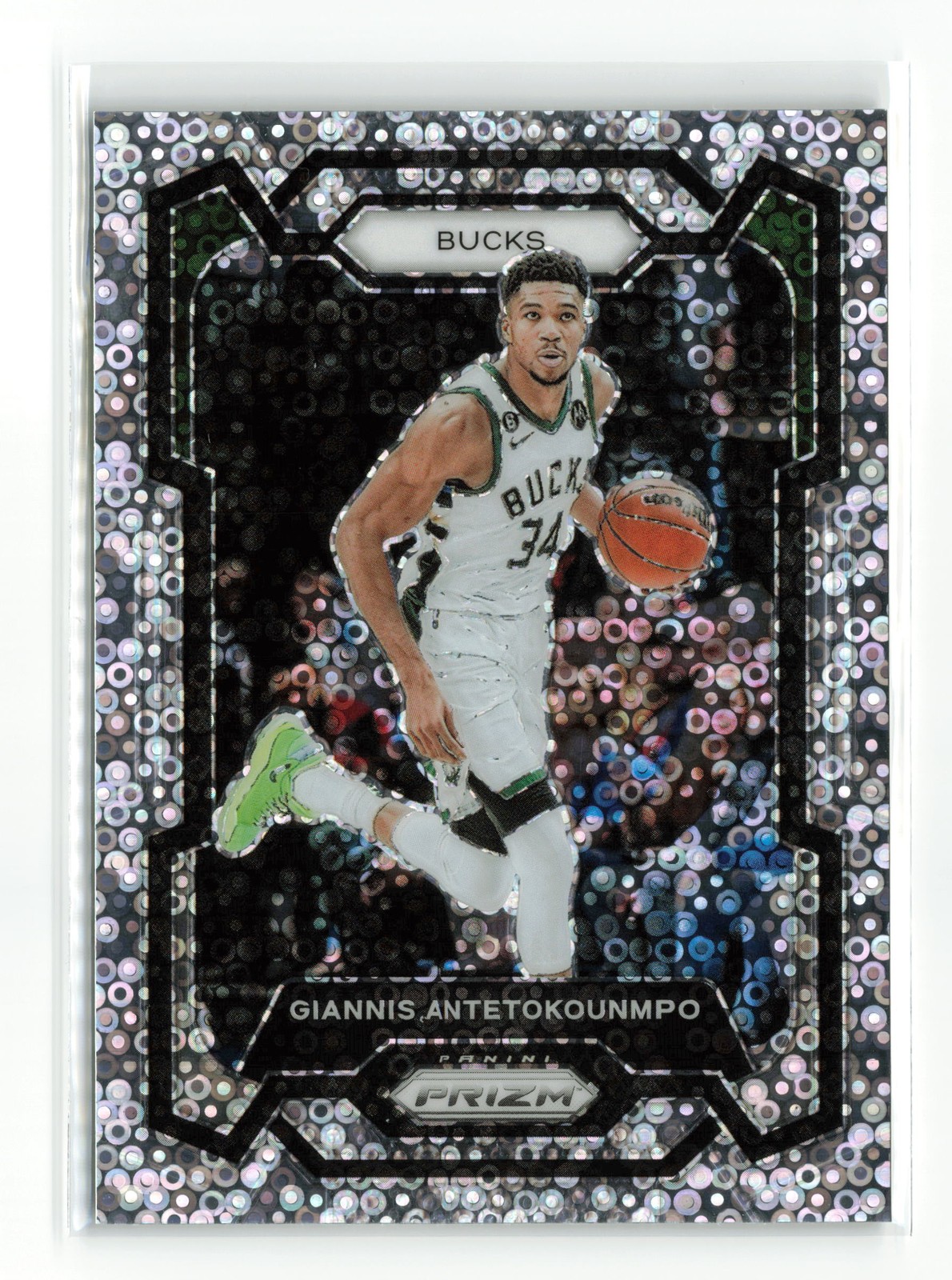 2023-24 PANINI PRIZM GIANNIS ANTETOKOUNMPO #103 FAST BREAK BUCKS