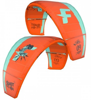 F-One Tubekite BANDIT S4 B - FLAME / MINT 2024
