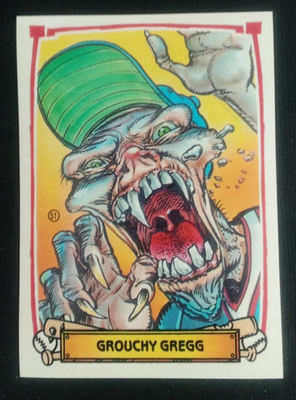 1988 Leaf Baseball's Greatest Grossouts Card Grouchy Gregg #51b | eBay