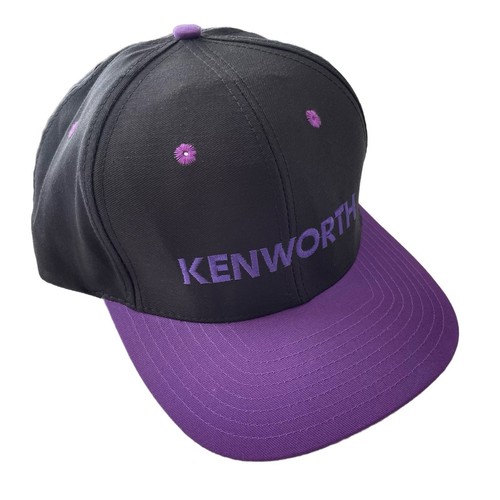 Vintage Kenworth schwarz lila Snapback Mütze von Tonkin Baseball Cap - Bild 3 von 6