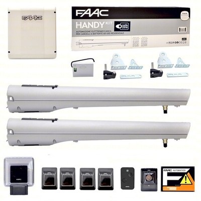 FAAC Handy S418 Satz Automatisierung Tor Klopfer 24V + Paar Fotozellen