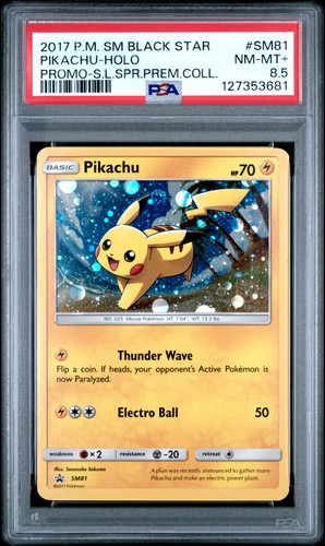 Pikachu graded PSA 8.5 for sale on eBay
