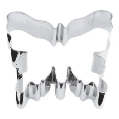 Emporte-Pièce Biscuits Papillon 8x7 Cm Acier Inox - PADERNO - Formes Sucrées - Photo 1/4