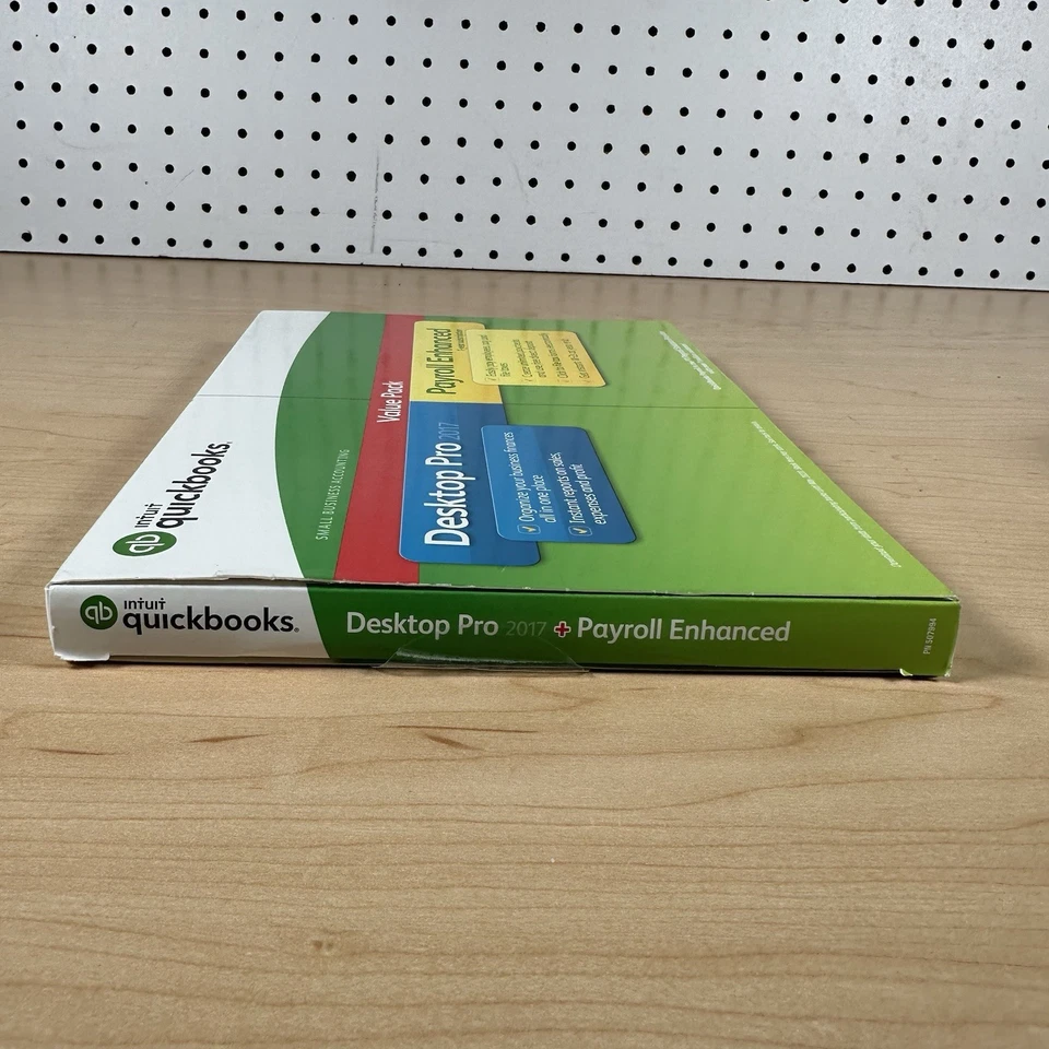 INTUIT QUICKBOOKS DESKTOP PRO 2017 W/PAYROLL ENHANCED FULL LICENSE *SEALED* - Image 4 of 4