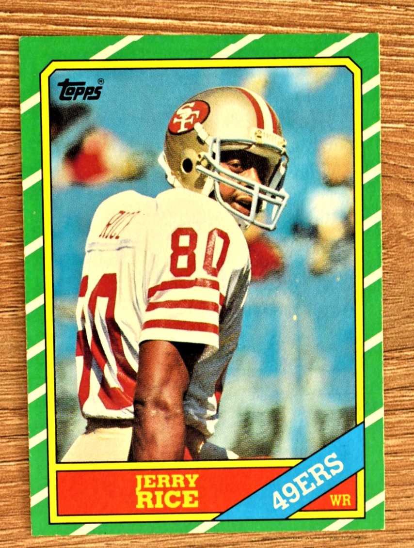 1986 TOPPS #161 JERRY RICE RC