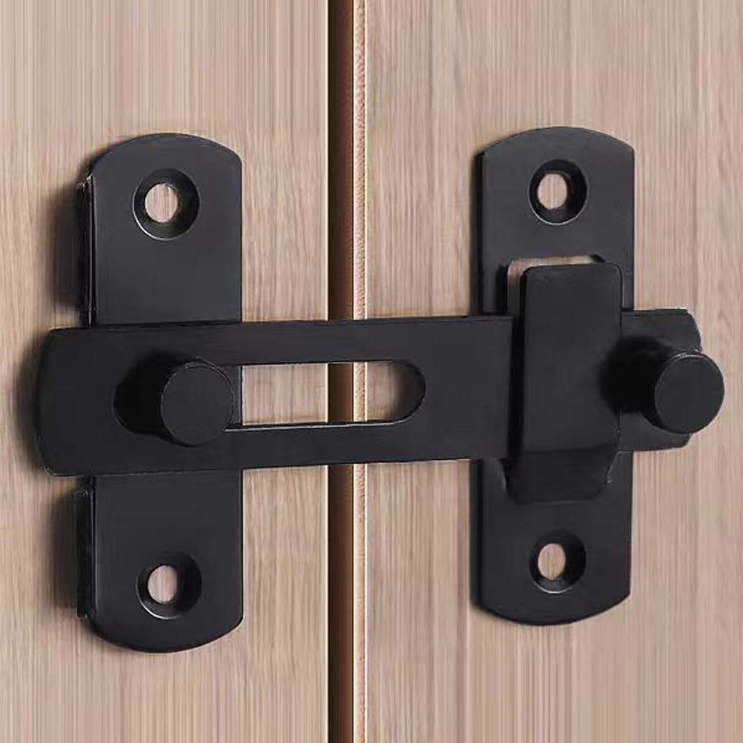 Flip Sliding Barn Door Lock for Privacy - Barn Door Locks and Latches for Barn D