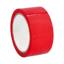 24 Rolls Red 2.83" x 55 Yards Packing Tape For Carton Sealing 2.0 Mil