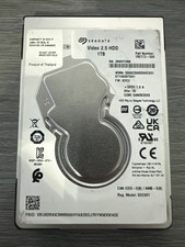 Seagate Video 2.5 HDD ST1000VT001 1TB 2.5in SATA 5400RPM 7mm Drive