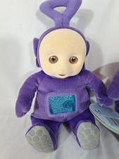 Eden Vintage 1998 Teletubbies Tinky Winky Purple 8  Plush  New w/ Tag