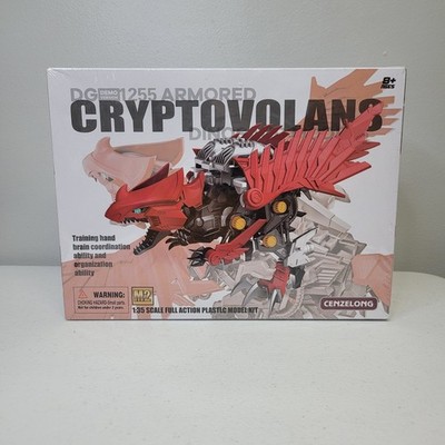 Cenzelong DG 1255 Armored Cryptovolans Dinosaur 1:35 Plastic Model Kit Red