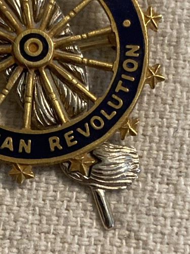 14k Gold DAR Daughters of the American Revolution Pin/Brooch JEC & CO - Picture 3 of 13