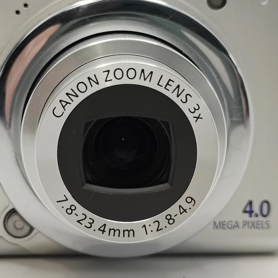 Canon Powershot A80 Silver Digital Camera 4 Mp 3 x Optical Zoom - Tested Working - Image 3 of 4