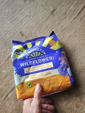 Wildflower Meadow Lawn Butterfly Hummingbird Perennial Full Sun Seed Mix 32 Oz