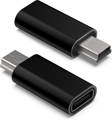 USB C to Mini USB Adapter, Type C Female to Mini USB 2.0 Male Convert Connector