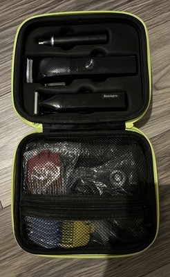 3 in 1 Mens Grooming Kit with USB Rechargeable Hair Beard & Nose Hair