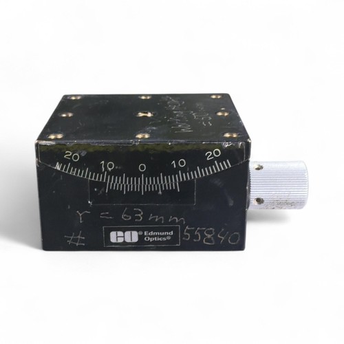 Edmund Optics 40° Travel 60 x 60mm Stage Metric Goniometer R63 55-840 Best Offer