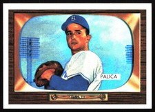 1995 Topps Archives 1955 Bowman Erv Palica Reprint #195