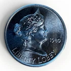 1980 Liberty Lobby - One Silver Eagle - 1 oz .999 Fine Silver Round