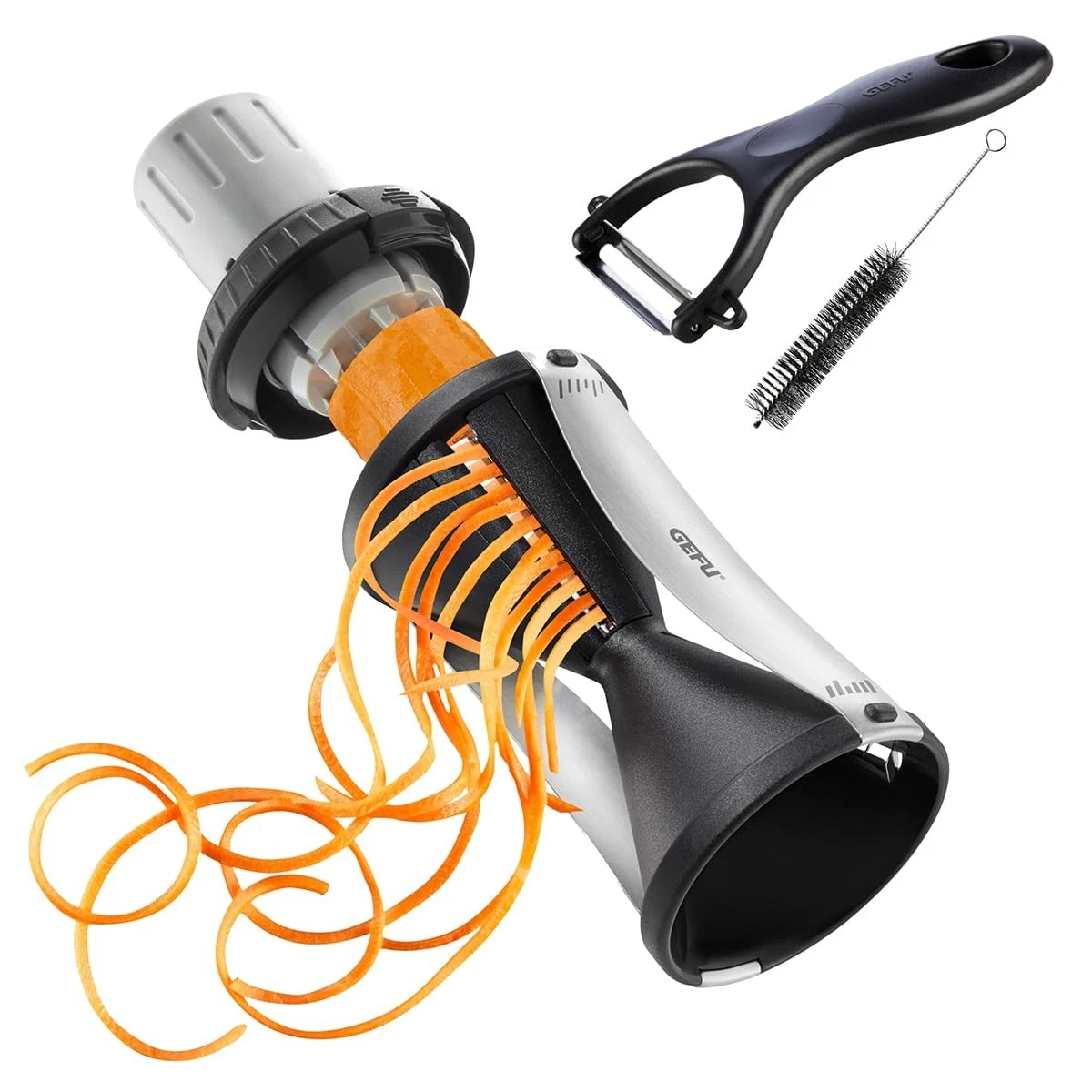 Gefu 13780 Sprielli 2.0 - Spiralizer for Vegetables - Vegetable Zucchini Slicer