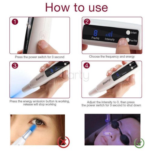 Máquina de eliminación de tatuajes con láser de picosegundo recargable USB portátil lápiz láser - Imagen 6 de 10