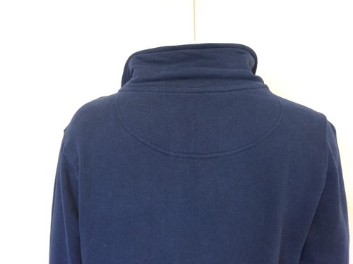 Peter Storm Navy Blue Zipped Neck Cotton Top Sweatshirt - Size 14 - Great! - Picture 4 of 4