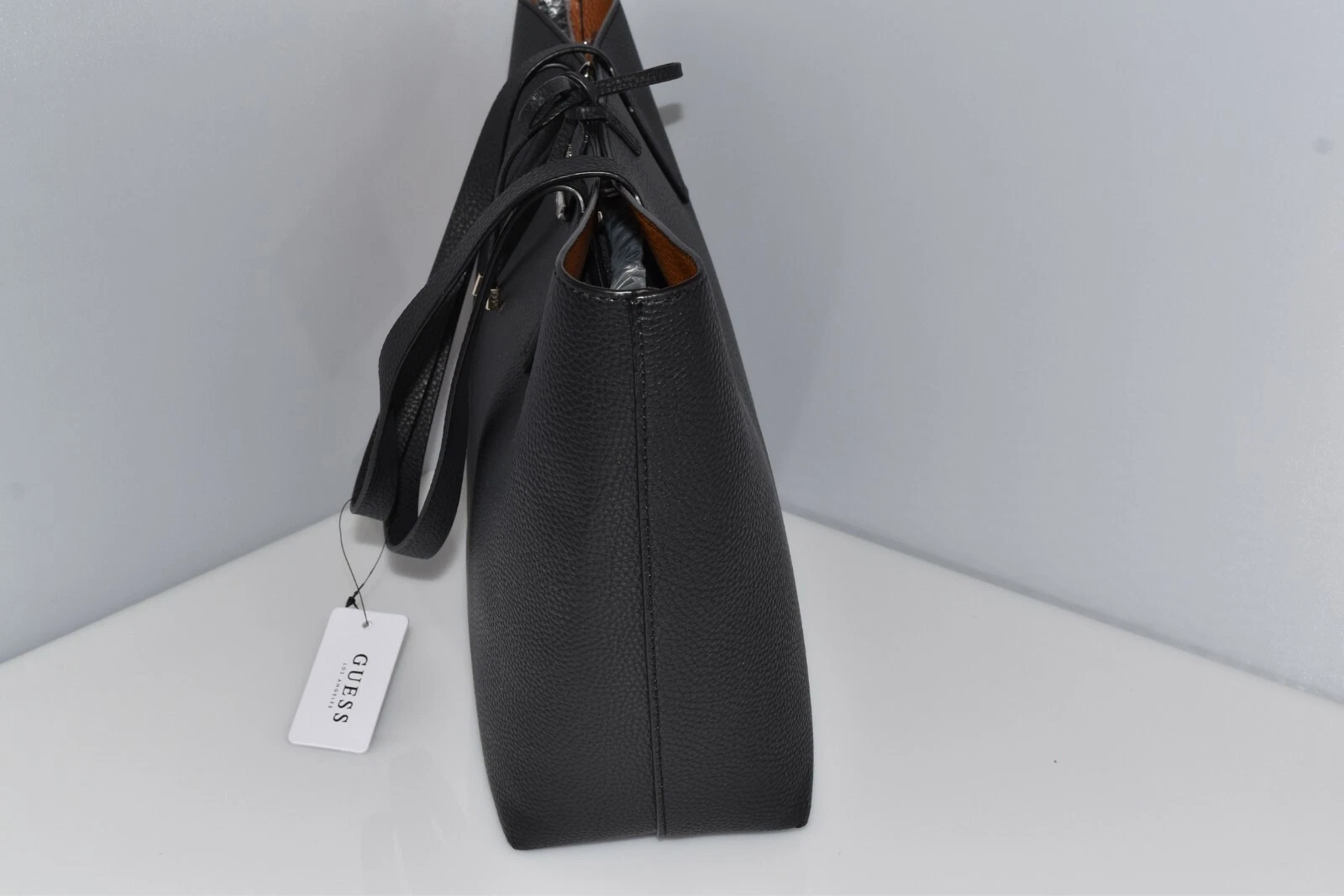 Nuova borsa GUESS Bobbi nera multi tracolla $98 VG642236 borsa a mano